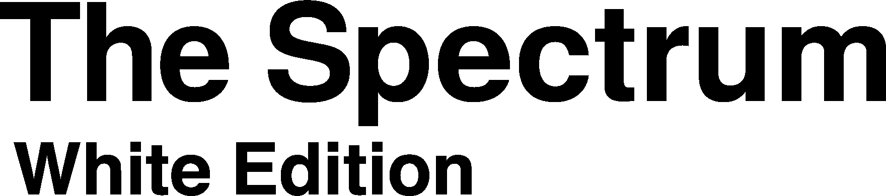 The Spectrum White Edition