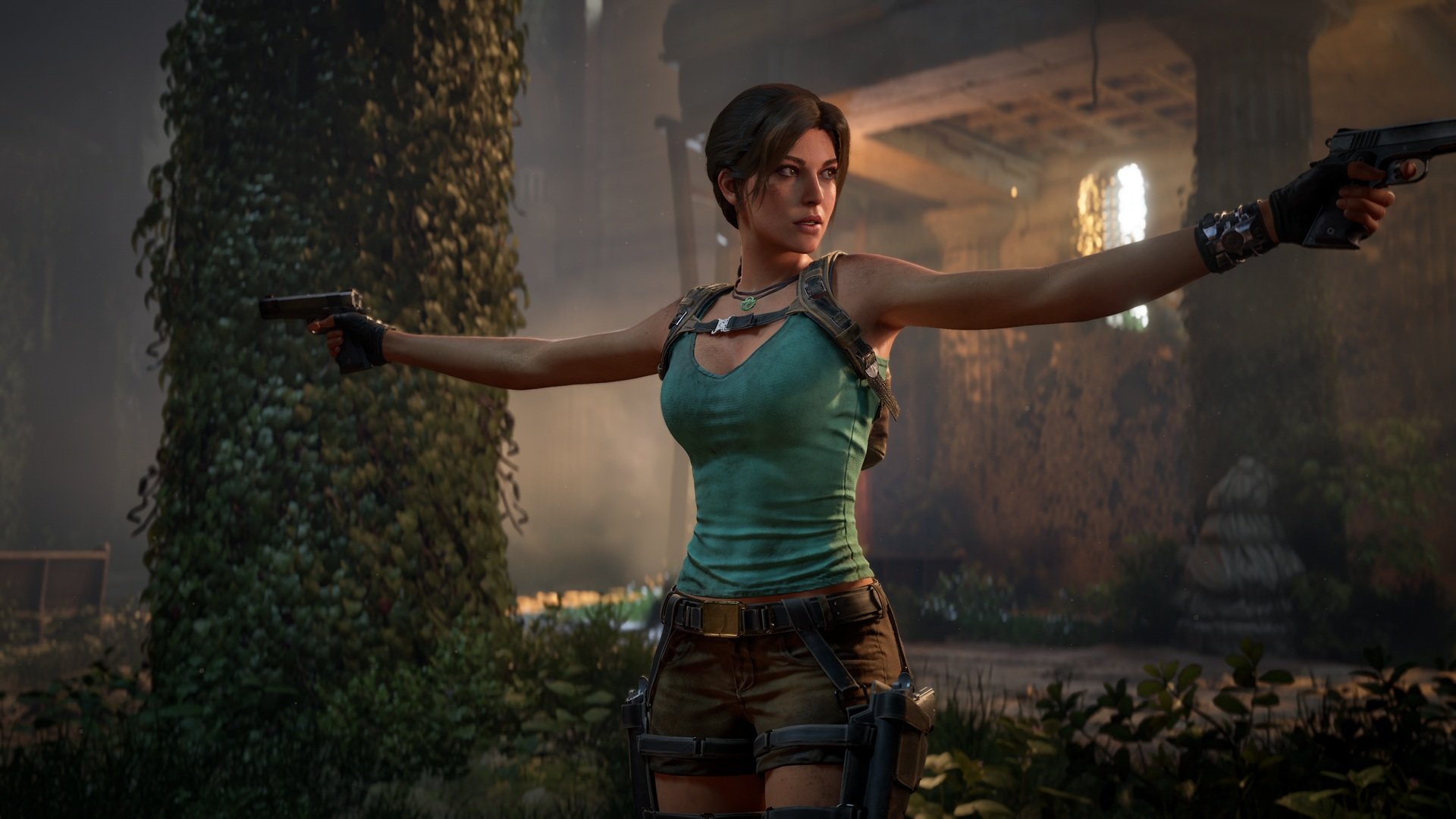 Tomb Raider: Legacy of Atlantis TombRaider_LegacyofAtlantis_scrn4_LaraCroft_StFrancisFolly_DualPistols