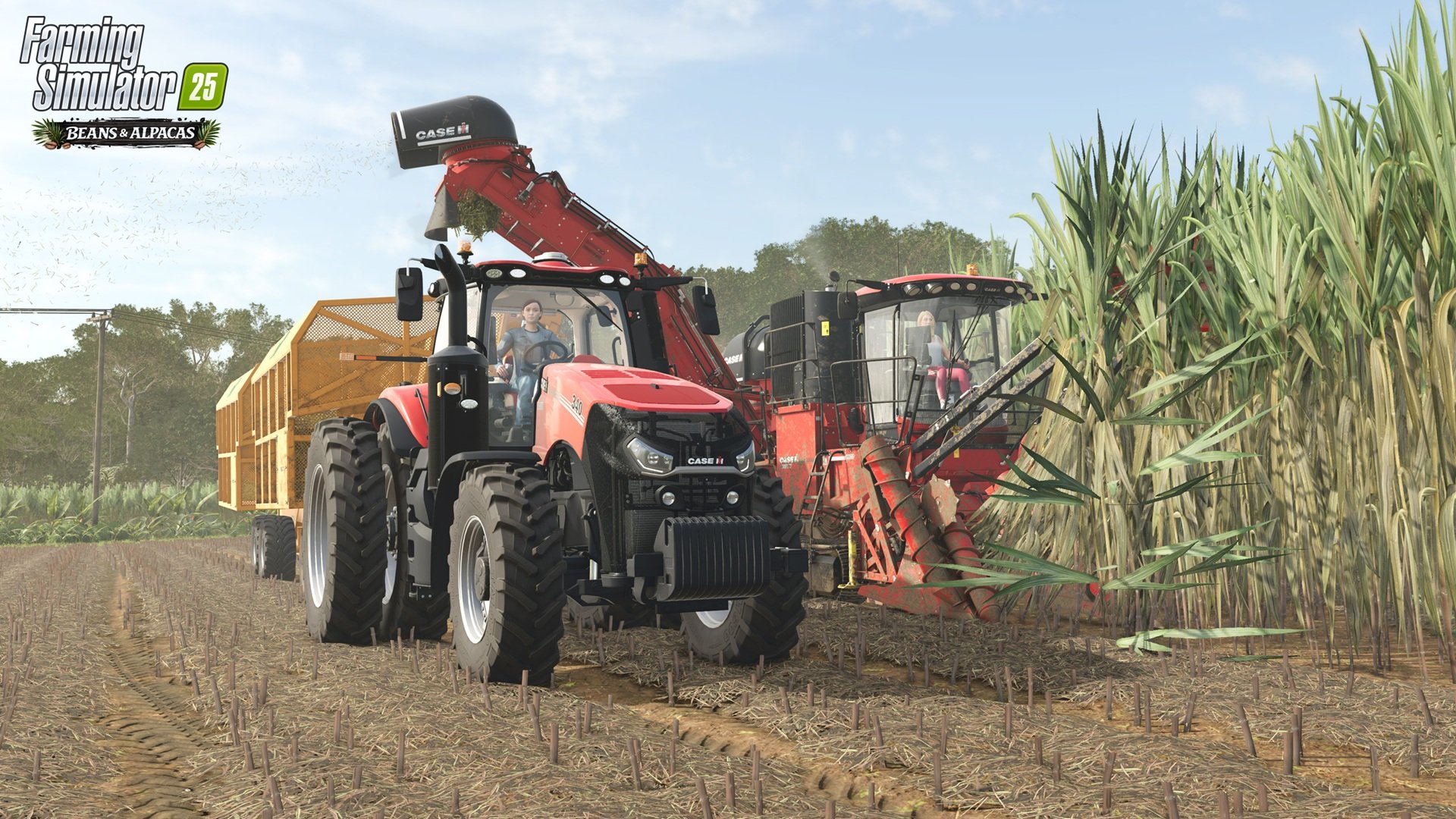 Farming Simulator 25: Beans & Alpacas Edition FS25BA-sugarcaneHarvest_en